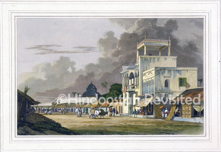 /data/Original Prints/Topography Views, City Views, Landscapes/VIEW ON THE CHITPORE ROAD CALCUTTA.jpg